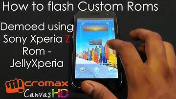 Micromax Canvas HD A116: How to Flash Custom ROMs (demoed with Xperia Z ROM JellyXperia)