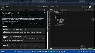 Grinding||Floor and Ceil in a sorted array