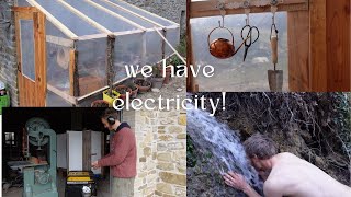 We finally moved and have electricity! No running water and river bathing | Off grid in Italy ep. 9