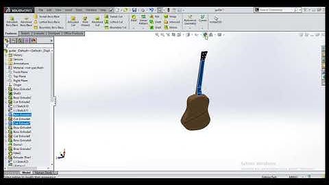 GUITAR ON SOLIDWORKS