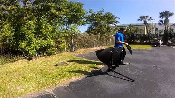 Atom 99 (Skyware) flyaway terminal Set-up Video