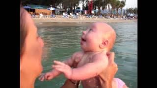 Carla Underwater swimming Baby - 3 month Old