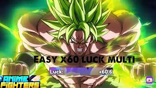 Guide to high luck/time multipliers in anime fighters simulator(beginner guide)