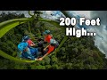 Jungle Riding on a Crazy Chairlift!