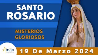 Rosario Hoy Domingo 19 Mayo 2024 l Padre Carlos Yepes l Misterios  Gloriosos