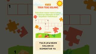 Teka-Teki Silang Klasik: Beri Tantangan Baru pada Otakmu #tekateki #tekatekisilang #asahotak