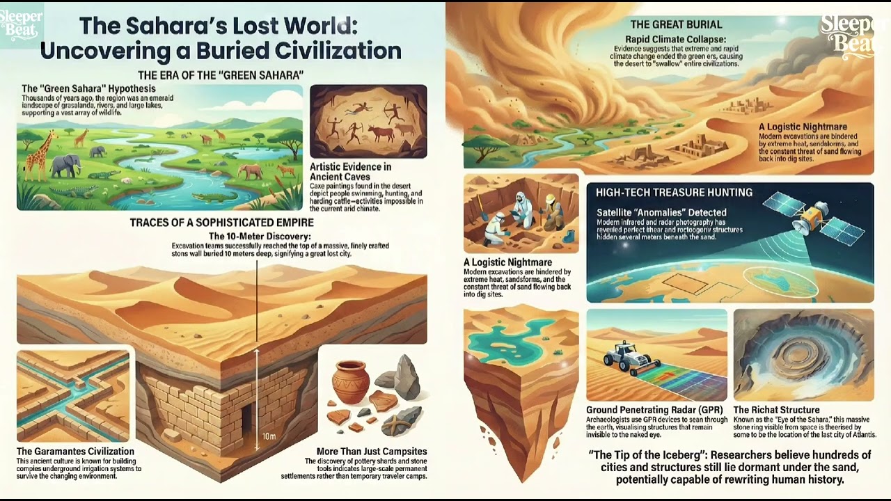 Podcast: ​​​​​​​เมืองใต้ทราย (ปริศนาที่ถูกฝังในซาฮารา) #อียิปต์ #มัมมี่ #ฟาโรห์ #ลึกลับ #สาระ #ตำนาน