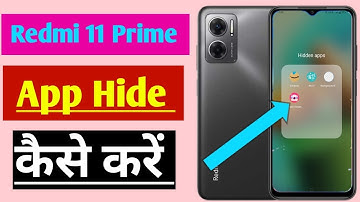 Redmi 11 prime mobile me app hide kaise kare/how to hide apps in redmi 11 prime me ||