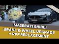 【FPV】Maserati Ghibli Brake & Wheel Upgrade | Full PPF Replacement