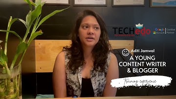 Aditi Jamwal -Feedback-Content Writing Course-(100% job-Freelancing experience)Techedo Technologies