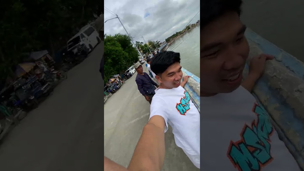 My kababayan tayo dito na nag Namingwit sa tabi ng dagat para my ulam daw sila 