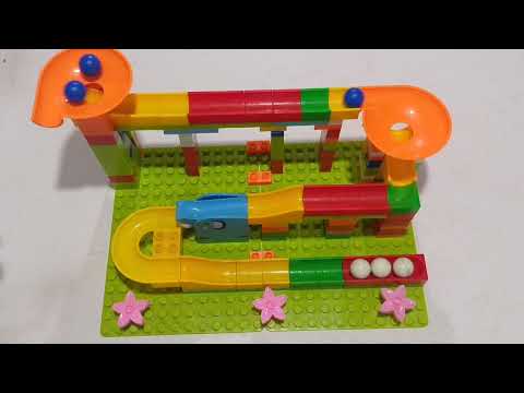 Marble run ASMR ✯ 4:01 minutes satisfying sounds #asmr #marble #toys