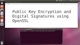 Hashing encryption : PKI signature numérique d'OpenSSL شـرح مبـسـط