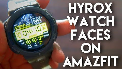 Hidden HYROX Watchfaces For Amazfit Active Edge