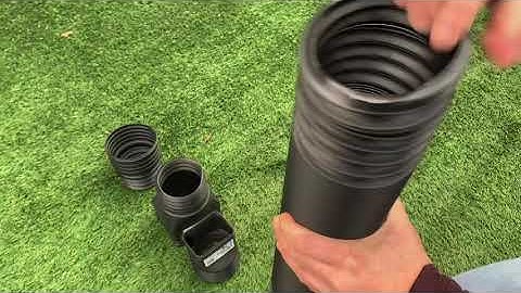 MOLE-Pipe Downspout Adapter with Twist & Seal Technology