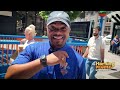 Reacting to Knicks content across New York City