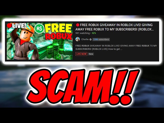 Exposing The Fake Roblox Giveaway Scam For 30,000 Robux