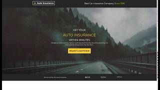 Insurance template, Making Of - Contente.app, Landing Page Platform for Everyone screenshot 1