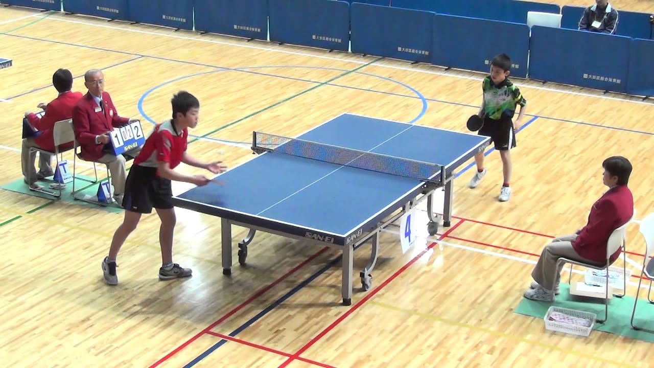 Harimoto Tomokazu 張本智和 × 井上廉 東京卓球2013-316