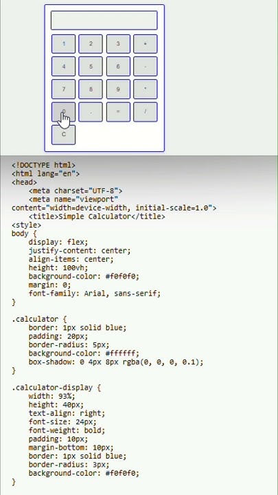 calculator || HTML || CSS || JavaScript - YouTube