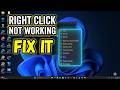 How To Fix Right Click Not Working on Windows | Mouse | Touchpad