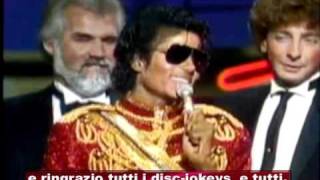 MICHAEL JACKSON  AMERICAN MUSIC AWARD 1984