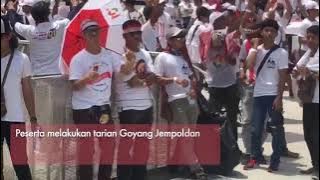 Massa pendukung Jokowi-Amin penuhi GBK