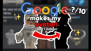 google makes my avatar!! 😰😰 (part 1 million)