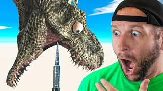 Escape The GIANT T-Rex Spike Trap in ARBS!