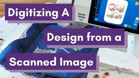 Watch this step by step tutorial on how to digitize designs from a scanned image on the BERNINA B990
