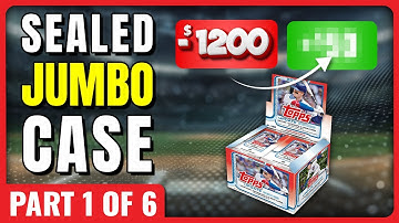 3 CASE HITS?!🚨 FULL CASE PROFIT CHALLENGE🚨 2025 TOPPS UPDATE JUMBO HOBBY - PART 1 OF 6
