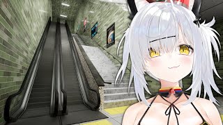 8番出口っぽい新作『エスカレーター | Escalator』を初見からクリアまで #猫元パト #VTuber