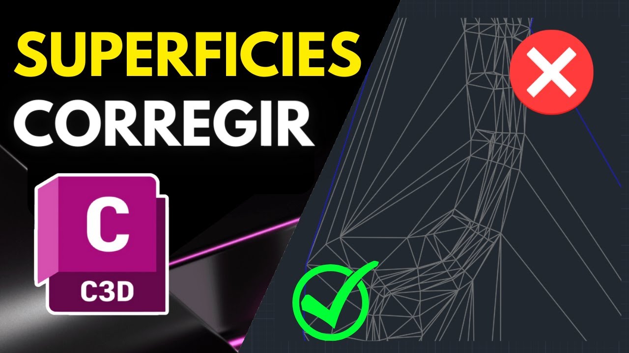 Corregir superficie m todo 1 tutorial civil 3d youtube
