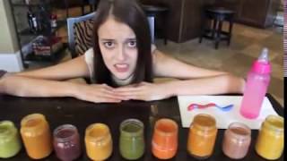 Gross…Kaelyn Does the Baby Food Challenge!