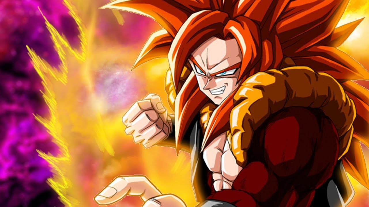 Goku super saiyan 4 fusion gogeta