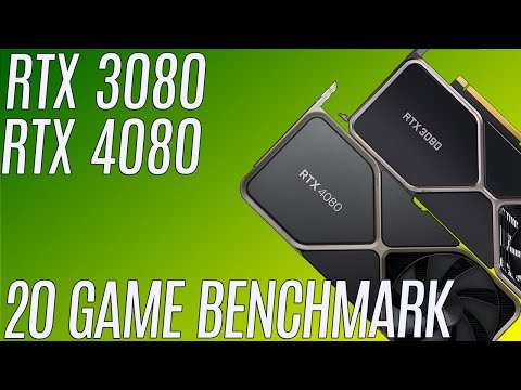 RTX 4080 vs 3080, 20 Games @ 4K, 1440p & 1080p