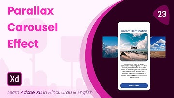 Parallax Carousel Effect | Adobe XD | Tutorial 23