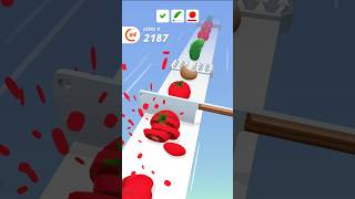 Perfect Slices Level 2 LIVE Gameplay | Satisfying Vegetable Cutting Game (Android) screenshot 5