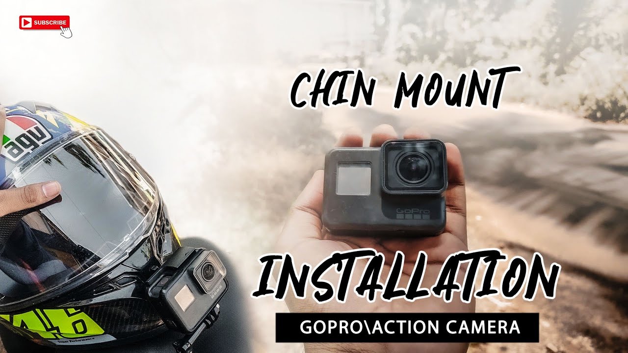 HOW TO FIX ACTION CAMERA ON HELMET EASILY GOPRO CAMERA FITTING ON