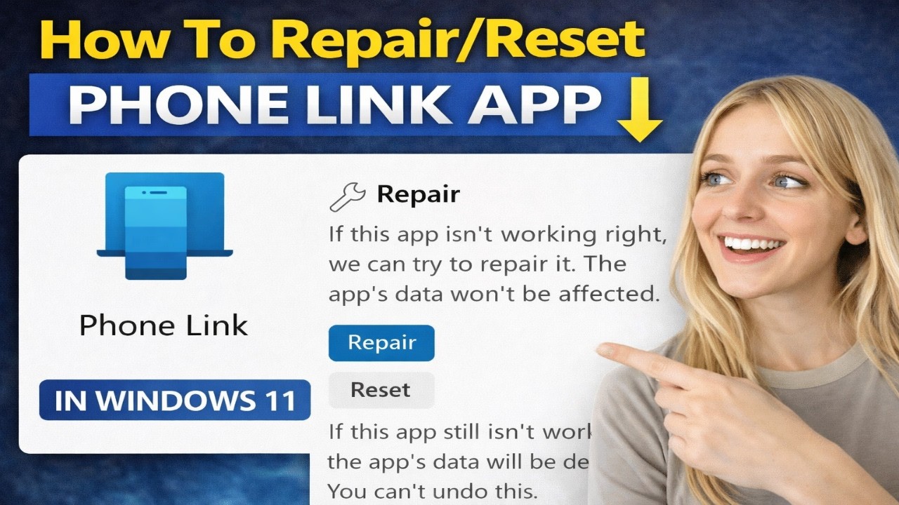 How To Repair Reset Phone Link App In Windows 10/11 (Fix Not Working ...
