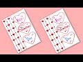Beautiful Greeting Card Handmade - Greeting card - Happy Valentines Day