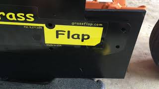 Grassflap install on Scag with grass catcher