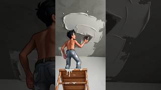 new wall putty work