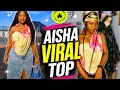 Viral SHEIN-Style Aisha Draped Halter Top Sewing Tutorial | TikTok Trend DIY Fashion