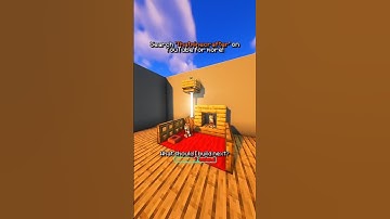 Minecraft Cat house build 🐈 ✅! #minecraft #shorts