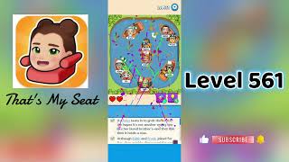 That's My Seat Level 561 Walkthrough | Puzzle Game Solution by SolutionGuruji