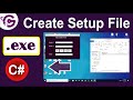 How to Create Setup exe File in c# windows Form Application Step By Step