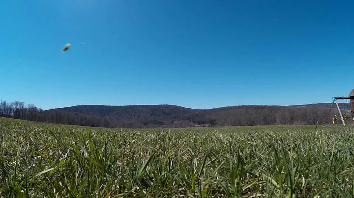 DIY air gate test...1st try good....2nd not so much  FPV mini quad