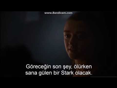 Game Of Thrones 6x10 Arya Stark Walder Frey'i öldürüyor. -Türkçe altyazılı