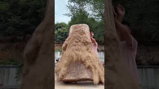 Incredible Wood Art: Buddha Sculpture Comes to Life